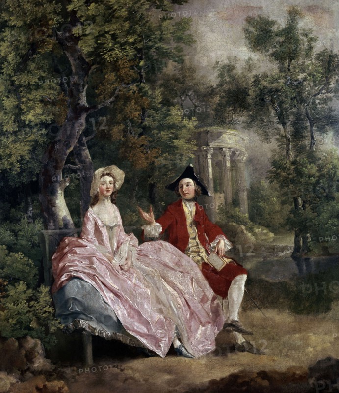 Gainsborough, Conversation in a Park