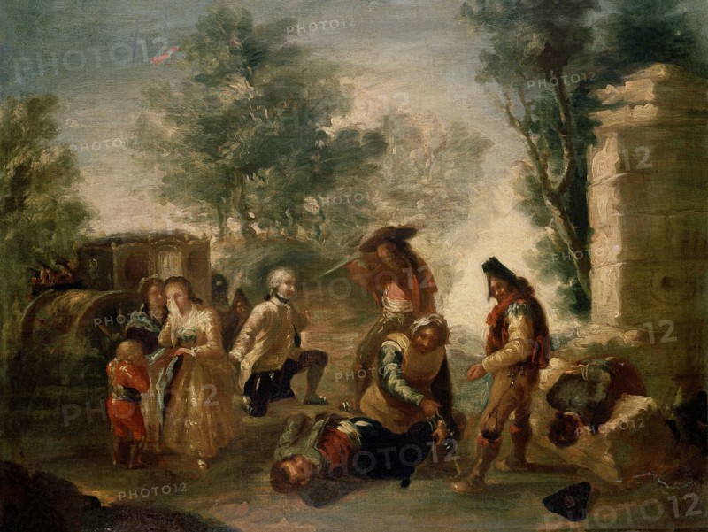 Goya, Attaque de la diligence