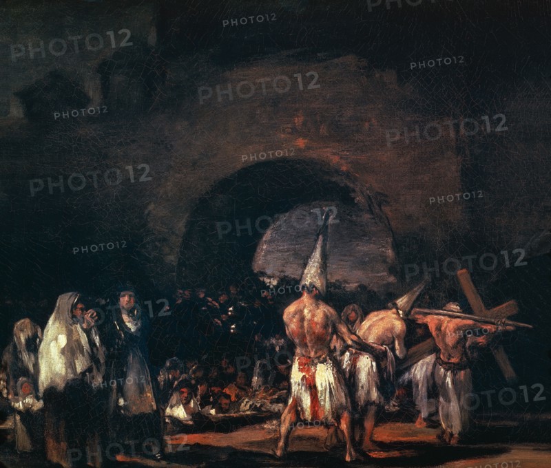 Goya, A Procession of Flagellants