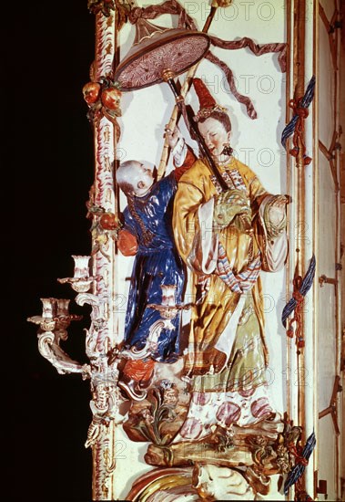 Detail of the hall of porcelains