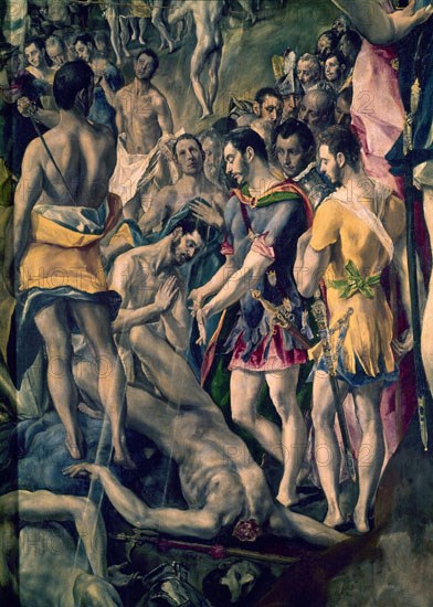 El Greco, Martyrdom of Saint Maurice (detail)