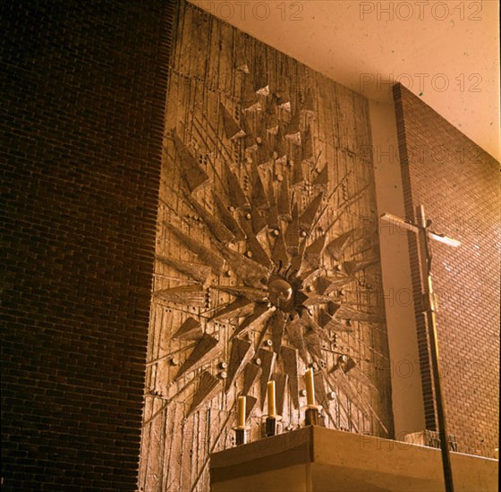 Relief of the altar of father Damian's convent in Madrid