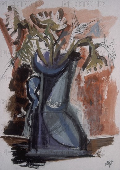 Delgado, Vase With Flowers