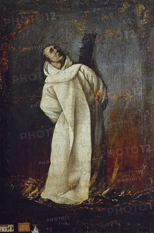 Zurbaran, Mercédaire sur le bûcher