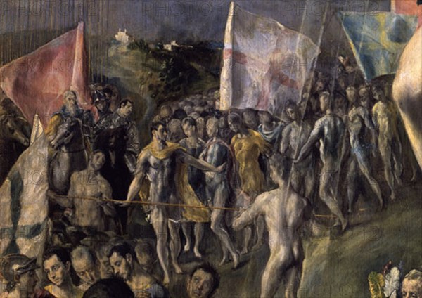 El Greco, Martyrdom of Saint Maurice (detail)