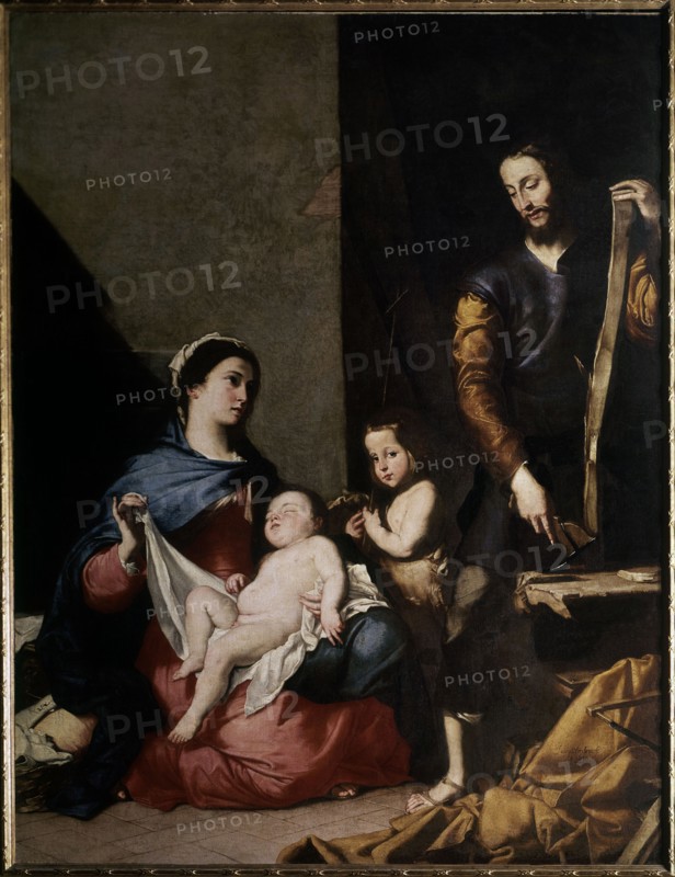 De Ribera, La Sainte Famille et Saint Jean