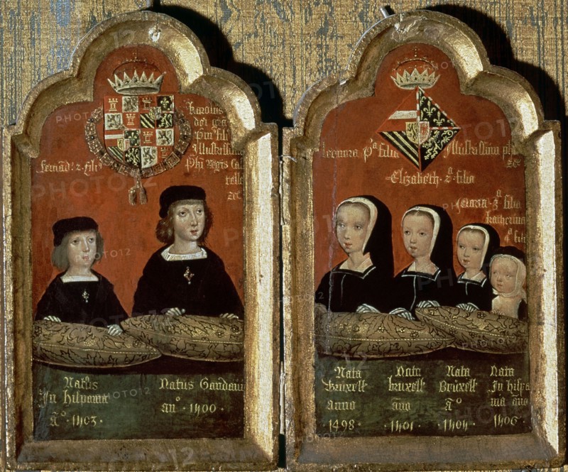 Anonyme, Les enfants de Jeanne Ière de Navarre et Philippe le Bel