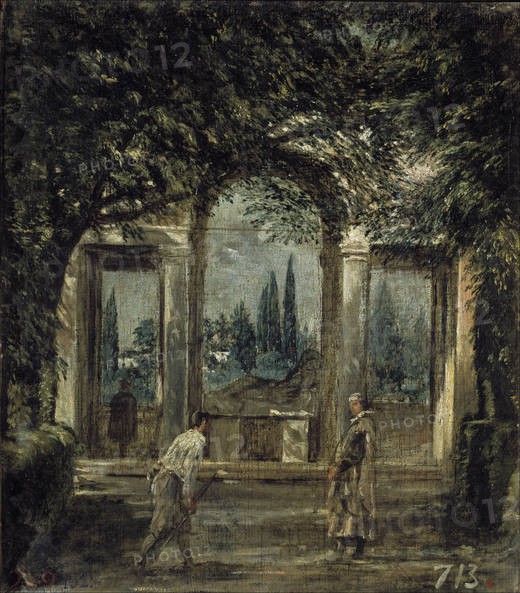 Velázquez, View of the Villa Medici Gardens in Rome