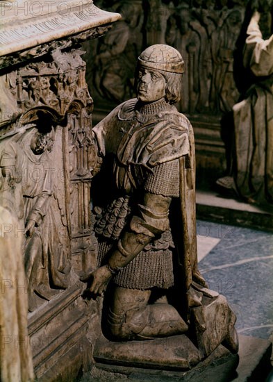 Sépulcre de Alvaro de Luna (détail seigneur de Santiago)