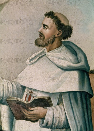 ANONIMO
CONQUISTA DE MEXICO - DETALLE - FRAY BARTOLOME DE OLMEDO - PINTADO EN COBRE- FINALES S XVIII
MADRID, MUSEO DE AMERICA
MADRID