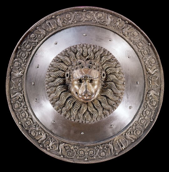 NEGROLI FILIPPO
ESCUDO O RODELA DE PASEO DE CARLOS V CON LEON-INV.D2--FABRICAC ITALIANA
MADRID, ARMERIA REAL
MADRID

This image is not downloadable. Contact us for the high res.