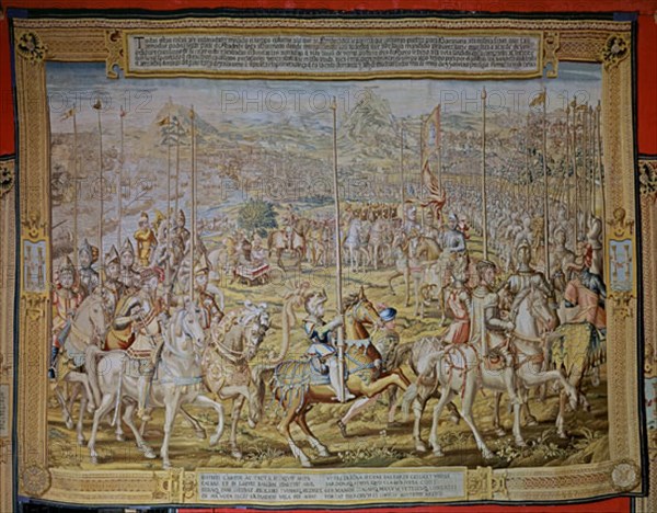 ANONIMO
GUERRA TUNEZ-CARLOS V PASA REVISTA A TROPAS EN BARNA-1535-TAPIZ-TEJIDO EN 1740
SEVILLA, REALES ALCAZARES
SEVILLA

This image is not downloadable. Contact us for the high res.