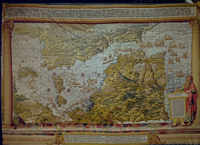 ANONIMO
TAPIZ DE LA GUERRA DE TUNEZ-MAPA EXPLICATIVO-1535-TEJIDO EN 1740
SEVILLA, REALES ALCAZARES
SEVILLA

This image is not downloadable. Contact us for the high res.