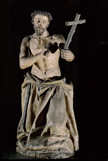 MARTINEZ MONTAÑES JUAN 1568/1649
SANTO DOMINGO DE GUZMAN PENITENTE- S XVII-ESCULTURA BARROCA-ESCUELA SEVILLANA
SEVILLA, MUSEO BELLAS ARTES - CONVENTO MERCEDARIAS CALZADAD
SEVILLA