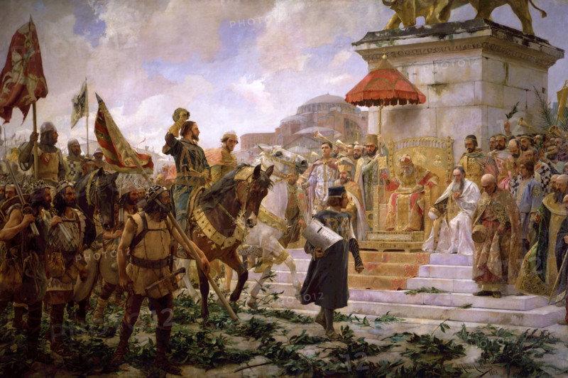 Moreno Carbonero, Roger de Flor à Constantinople