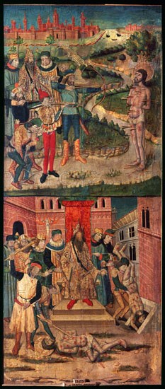 Benabarre, Martyrdom of St. Sebastian and St. Polycarp