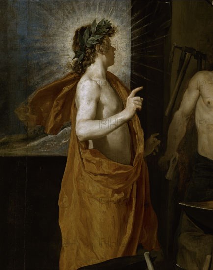 Vélasquez, La Forge de Vulcain (détail)