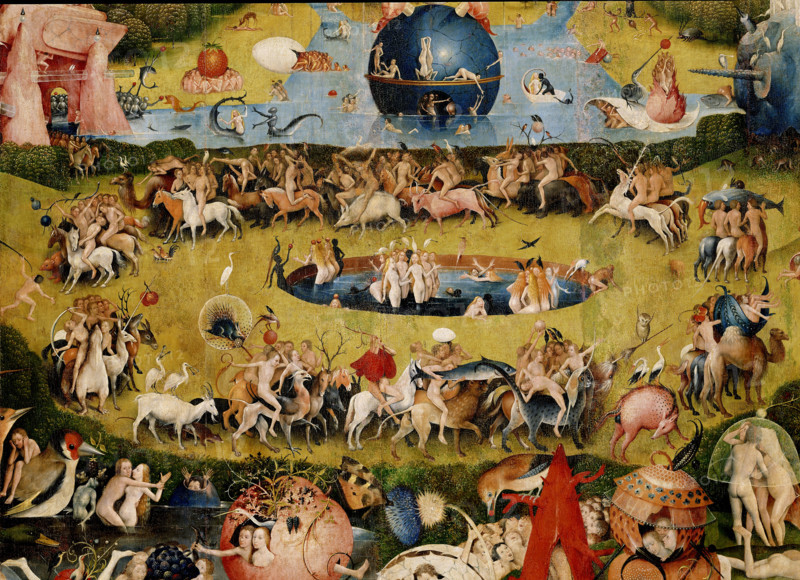 Bosch, The Garden of Earthly Delights (detail)