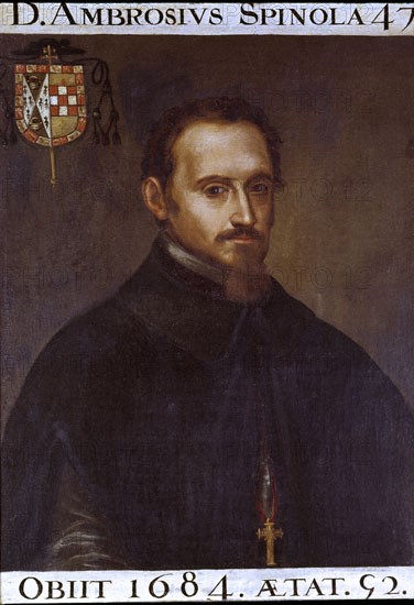 AMBROSIO SPINOLA 1569/1630-COMANDANTE MILITAR GENOVES-S XVII PINTURA BARROCA
SEVILLA, BIBLIOTECA COLOMBINA
SEVILLA