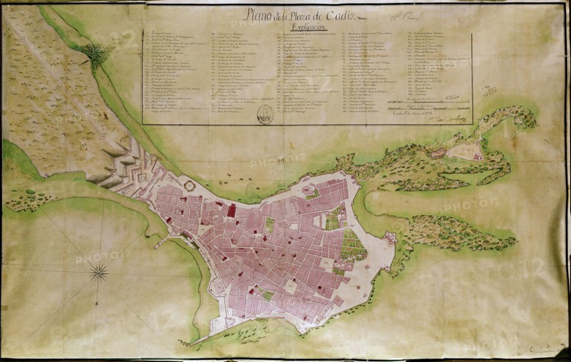 Carte de Cadix