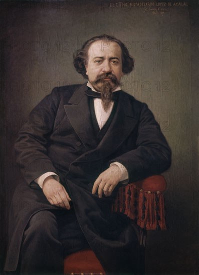 Suarez Llanos, Portrait of Adelardo Lopez de Ayala Herrera