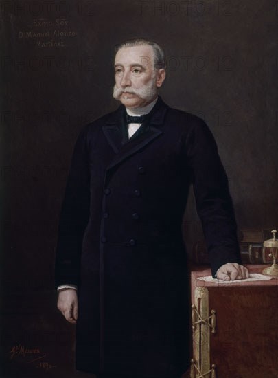 Anonymous, Portrait of Manuel Alonso Martinez