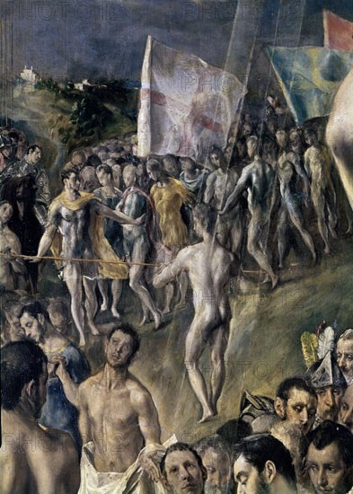Le Greco, Martyre de Saint Maurice (détail)