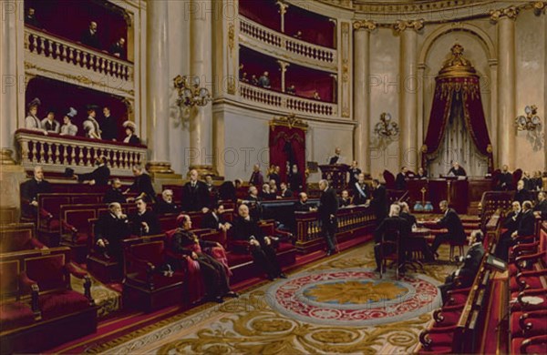 Mañanos y Martinez, The Sessions Room in 1906
