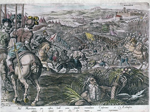 GRABADO BATALLA DE MARIGNAGNO -DERROTA DE MERCENARIOS SUIZOS EN MANOS DE FRANCESES Y VENECIANOS 13,1
MADRID, BIBLIOTECA NACIONAL GRABADO
MADRID

This image is not downloadable. Contact us for the high res.
