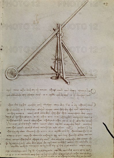 VINCI LEONARDO 1452/1519
PAGINA CON DIBUJO DE UNA MAQUINA
MADRID, BIBLIOTECA NACIONAL
MADRID

This image is not downloadable. Contact us for the high res.