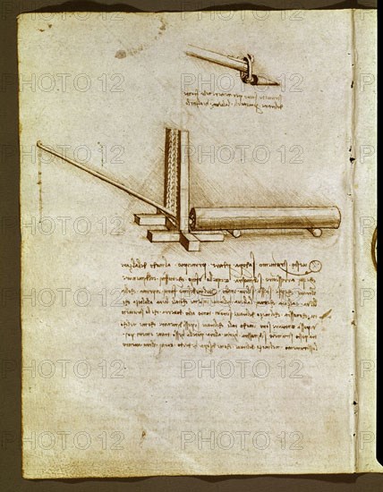 VINCI LEONARDO 1452/1519
PAGINA CON DIBUJO DE UNA MAQUINA
MADRID, BIBLIOTECA NACIONAL
MADRID

This image is not downloadable. Contact us for the high res.