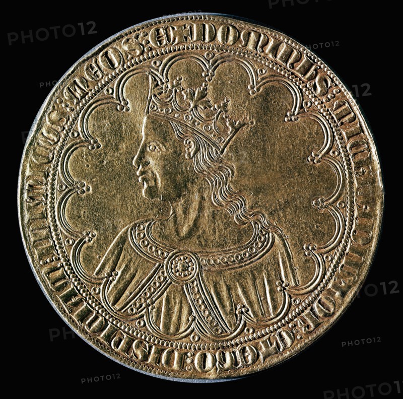 Gold pistole bearing the effigy of Peter I