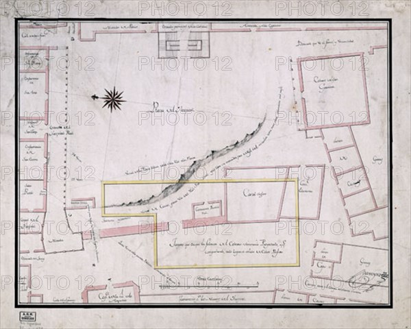 FERRO CAAVEYRO M
PLANO DE LA PLAZA DEL HOSPITAL DE SANTIAGO-PLANO Nº 878
MADRID, ARCHIVO HISTORICO NACIONAL
MADRID

This image is not downloadable. Contact us for the high res.