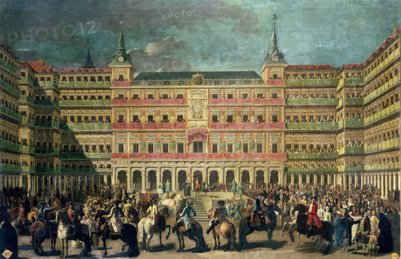 Quiros, Carlos III entering Madrid