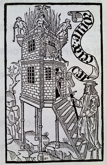 SAN PEDRO DIEGO DE 
CARCEL DE AMOR-GRABADO POR ROSEMBACK EN 1493-ORIGINAL EN EL MUSEO BRITANICO
MADRID, BIBLIOTECA NACIONAL RAROS
MADRID

This image is not downloadable. Contact us for the high res.