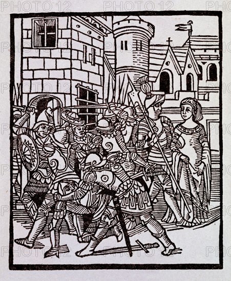 SAN PEDRO DIEGO DE 
CARCEL DE AMOR-GRABADO POR ROSEMBACK EN 1493-ORIGINAL EN MUS BRITANICO
MADRID, BIBLIOTECA NACIONAL RAROS
MADRID

This image is not downloadable. Contact us for the high res.