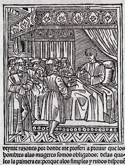 SAN PEDRO DIEGO DE 
CARCEL DE AMOR GRABADO POR ROSEMBACH EN 1493-ORIGINAL EN MUS BRITANICO
MADRID, BIBLIOTECA NACIONAL RAROS
MADRID

This image is not downloadable. Contact us for the high res.