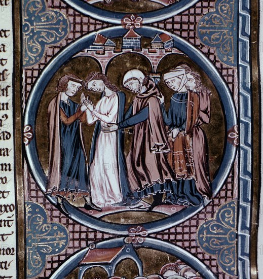 BIBLIA DE SAN LUIS- TOMO I- PAG 16- REBECA ES ENTREGADA A LABAN POR SU PADRE-1226/34
TOLEDO, CATEDRAL BIBLIOTECA
TOLEDO

This image is not downloadable. Contact us for the high res.