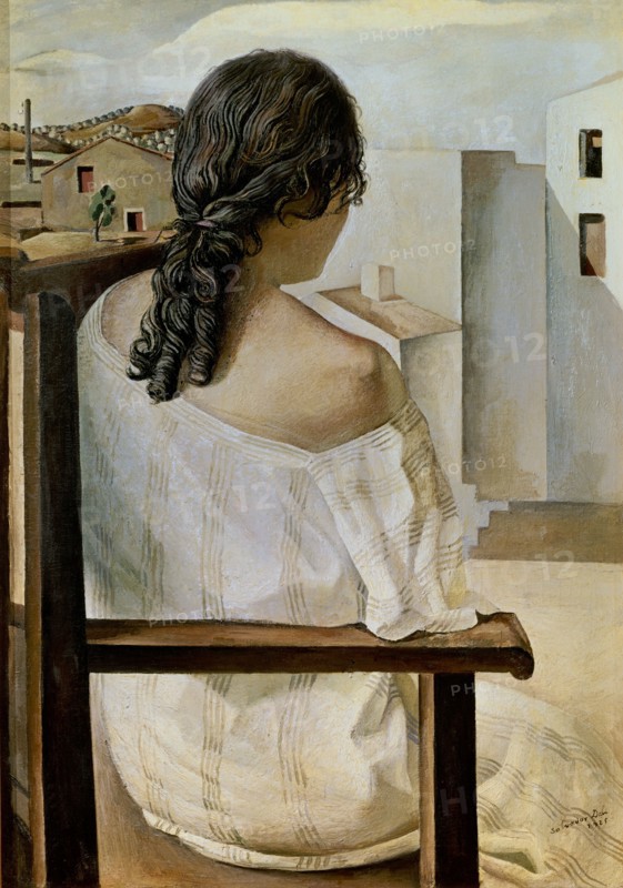 Dali, Jeune fille de dos