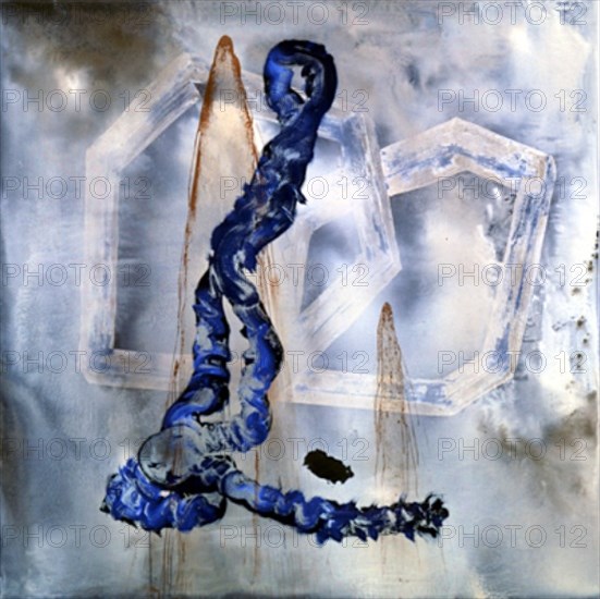 BROTO JOSE MANUEL 1949/
SEFARAD V-1992-260X260CMX-ACRILICO/TELA
MADRID, GALERIA SOLEDAD LORENZO
MADRID