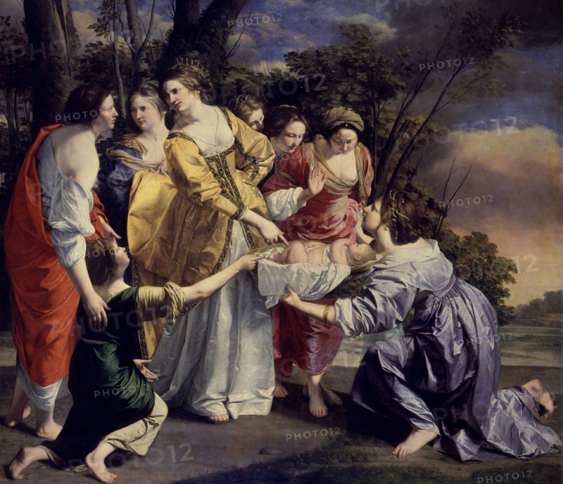 Gentileschi, Moses saved from the waters