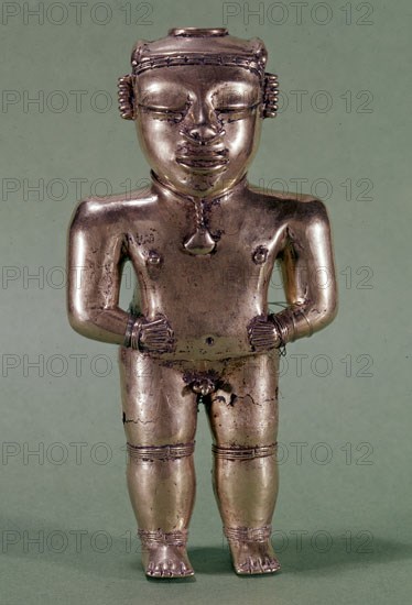 TESORO DE LOS QUIMBAYAS - FIGURA MASCULINA DE ORO - COLOMBIA - 200-1000 DC
MADRID, MUSEO DE AMERICA
MADRID