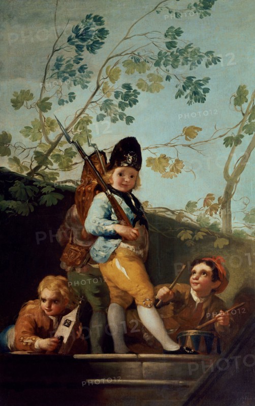 Goya, Enfants jouant aux soldats