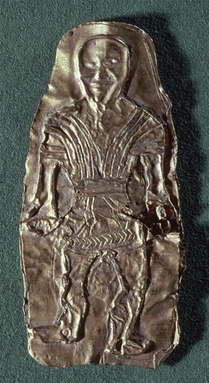 Gold Hallstatt style plaque