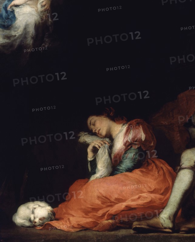 Murillo, The Dream of the Patrician (detail)