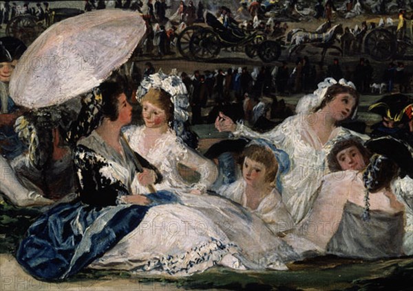 Goya, Saint Isidro's meadow (detail)