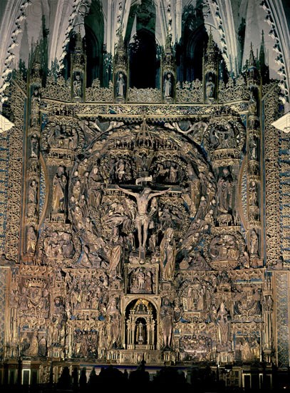 SILOE GIL DE ?/1501
RETABLO MAYOR- 1496-1499. MADERA POLICROMADA. ARTE GOTICO
BURGOS, CARTUJA MIRAFLORES
BURGOS