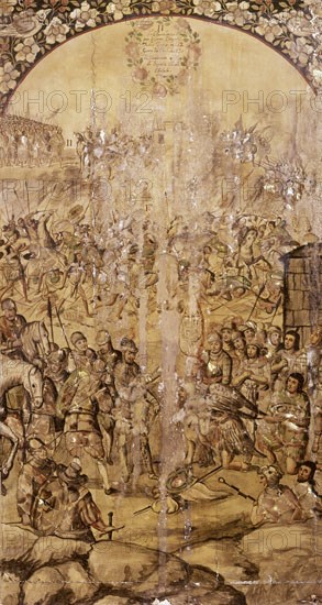 Gonzalez, Conquest of Mexico (Tlaxcaltecas Offering 10,000 Indians to Cortés)