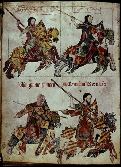 LIBRO DE LOS CABALLEROS DE LA ORDEN DE SANTIAGO - 1361 - FOLIO 39 V - PEREZ - GOMEZ PEREZ - GIRALTE 
BURGOS, ARCHIVO MUNICIPAL
BURGOS