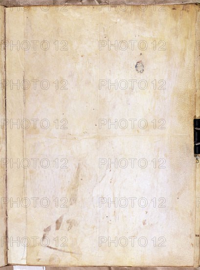 LIBRO DE LOS CABALLEROS DE LA ORDEN DE SANTIAGO - 1361 - FOLIO 48 V - PAGINA EN BLANCO
BURGOS, ARCHIVO MUNICIPAL
BURGOS